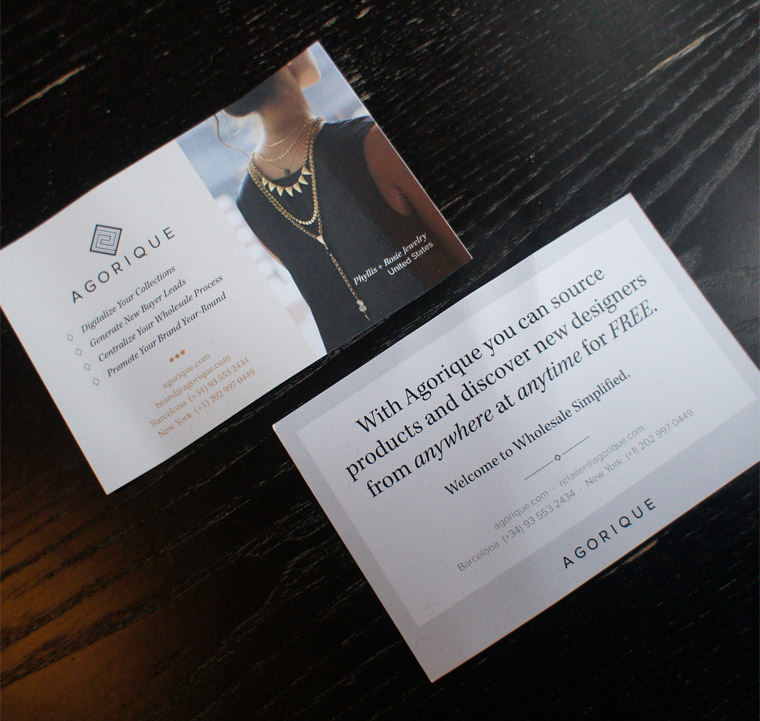 Agorique Promotional Postcards
